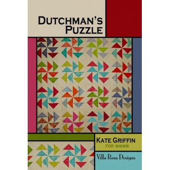 Dutchman's Puzzle pattern card by Villa Rosa Designs - Layer Cake or Scrap Friendly