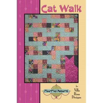 Cat Walk pattern card by Villa Rosa Designs - Fat Quarter Friendly Pattern