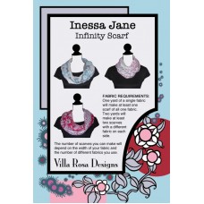 Inessa Jane Infinity Scarf pattern card by Villa Rosa Designs