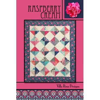 Raspberry Cream pattern card by Villa Rosa Designs - Charm Square Friendly